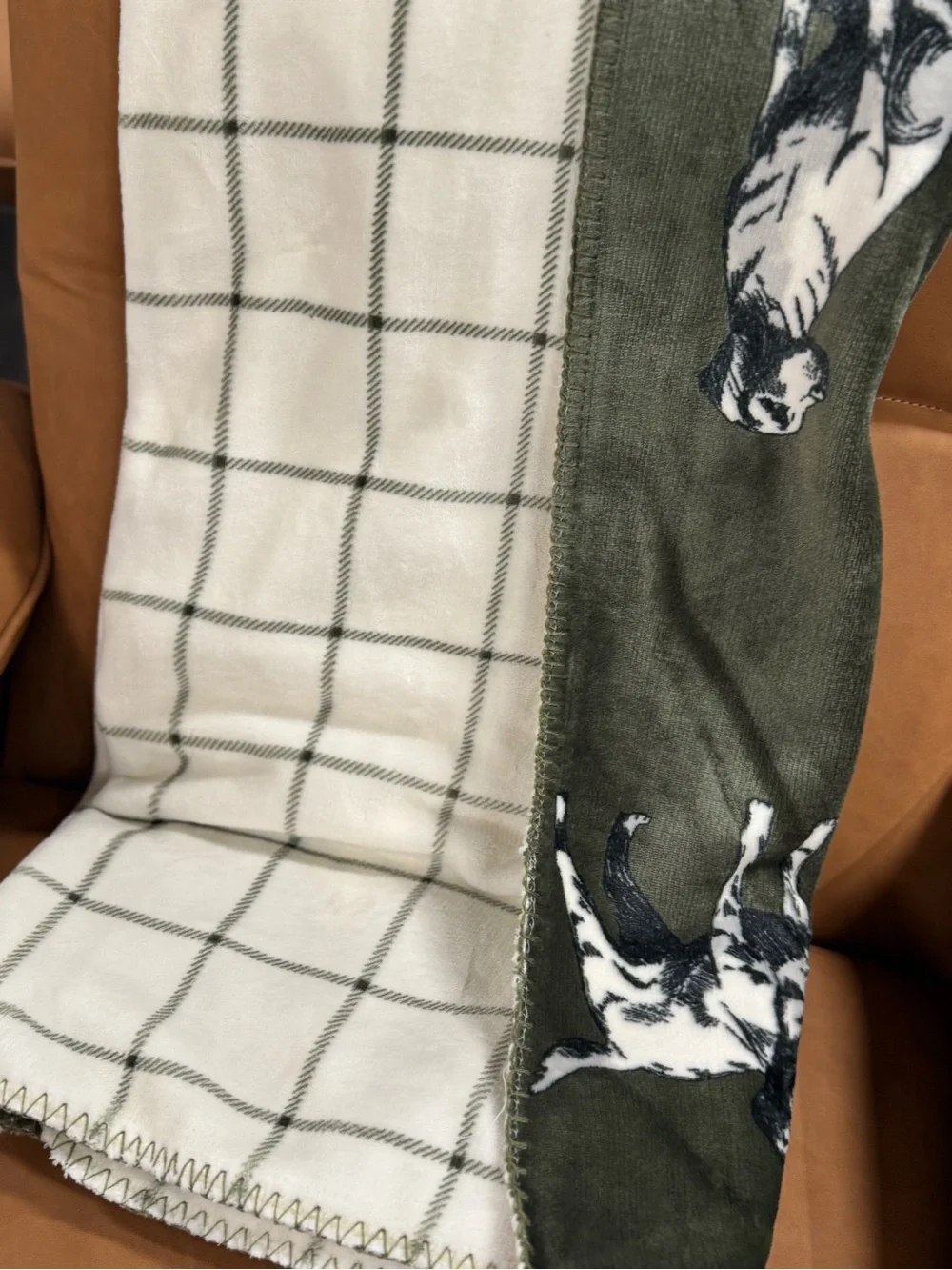 Eddie Bauer reversible plush